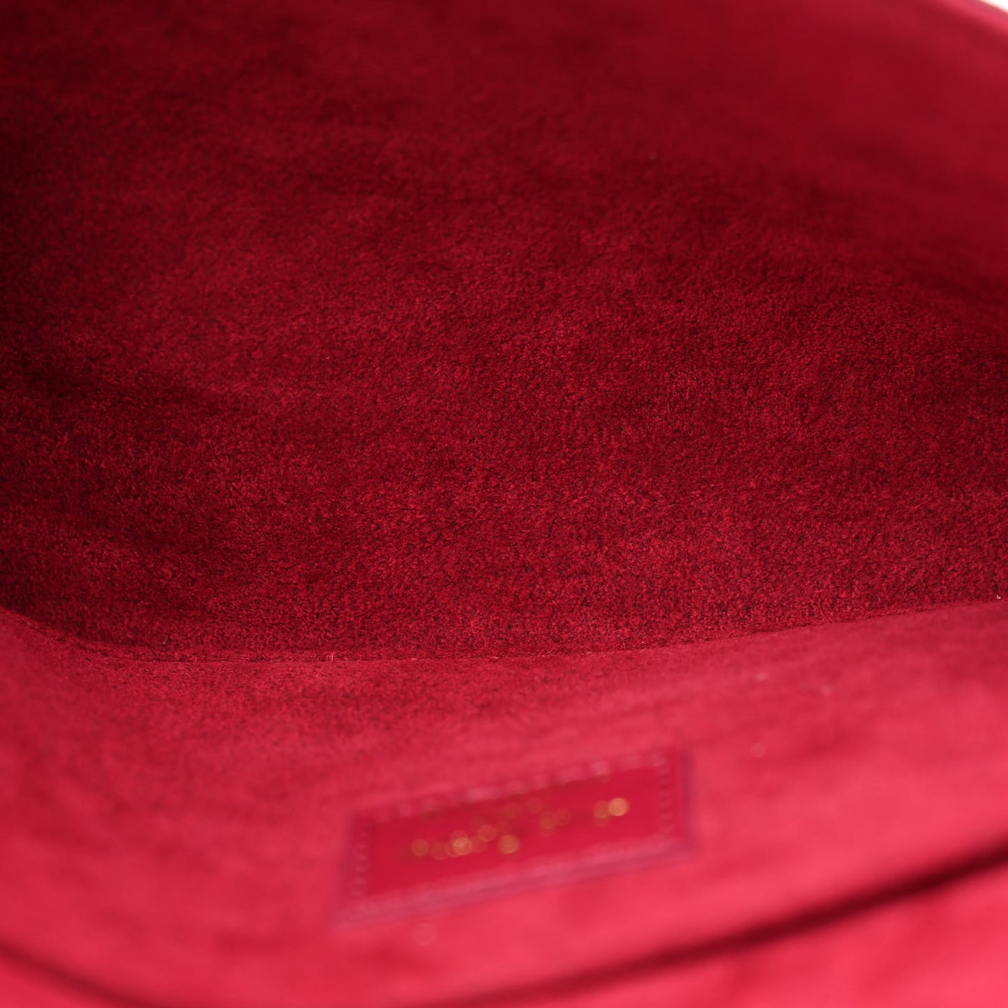 Monogram Pochette Felicie Chain Wallet Fuchsia