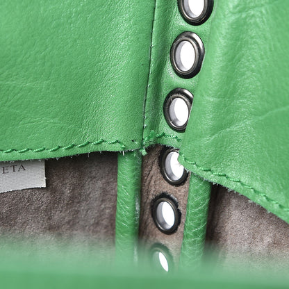 Bottega Veneta Calfskin Intrecciato Flat Tote Green 8 of 10