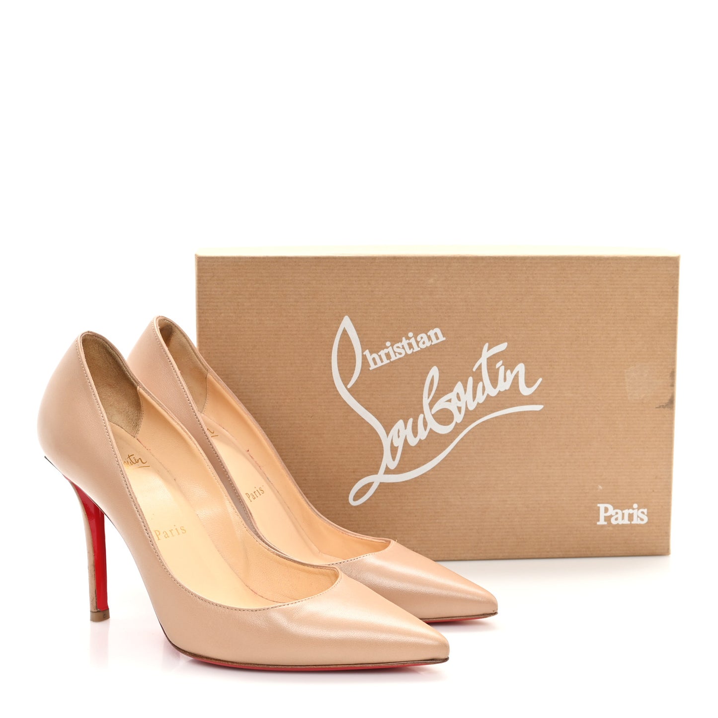 Nappa Apostrophy 100 Pumps 36 Nude