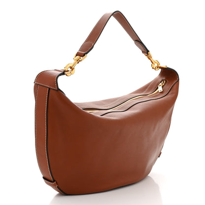 Celine Supple Calfskin Medium Strap Leandre Shoulder Bag Brown 3 of 13
