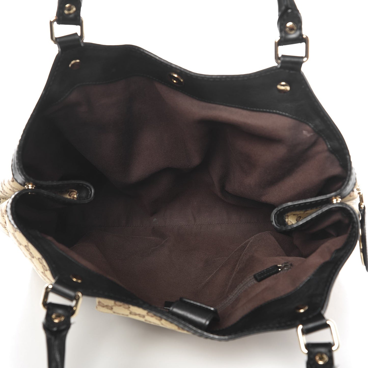 Monogram Large Sukey Tote Beige Ebony Black