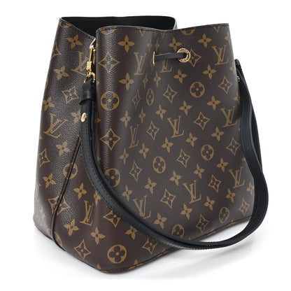 Louis Vuitton Monogram Neonoe MM Black Black 3 of 10
