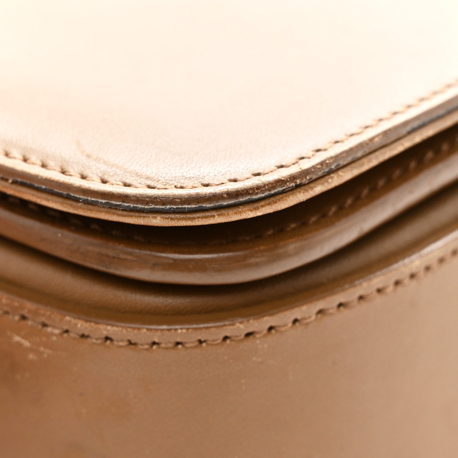 Saint Laurent Smooth Calfskin Medium Classic Monogram Universite Bag Dark Beige 10 of 10