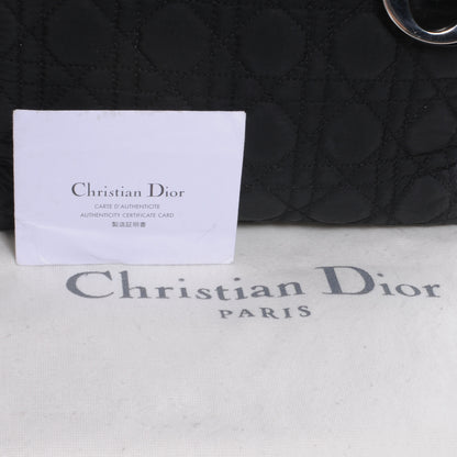 Christian Dior Nylon Cannage Medium Lady Dior Black 9 of 9