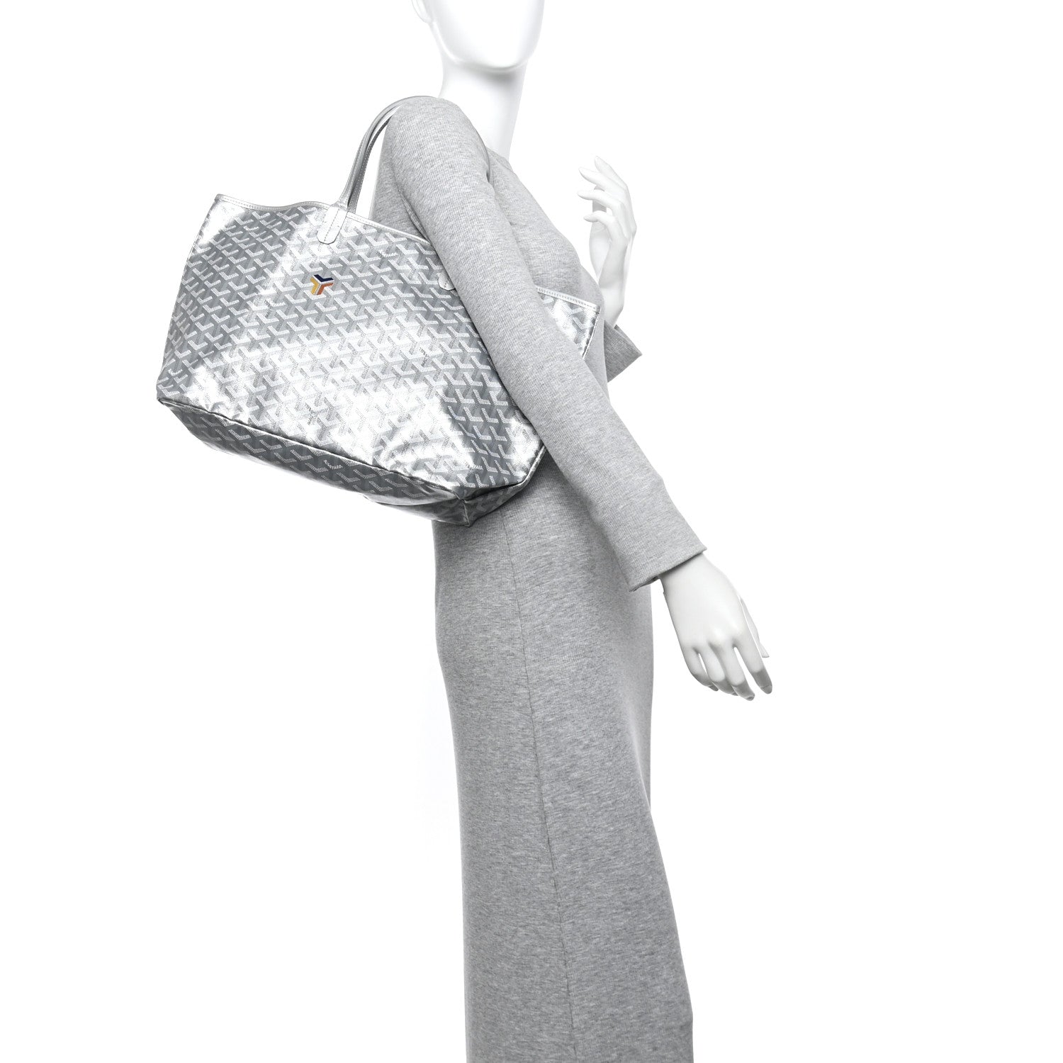 Goyard Goyardine Saint Louis PM Silver 2 of 11