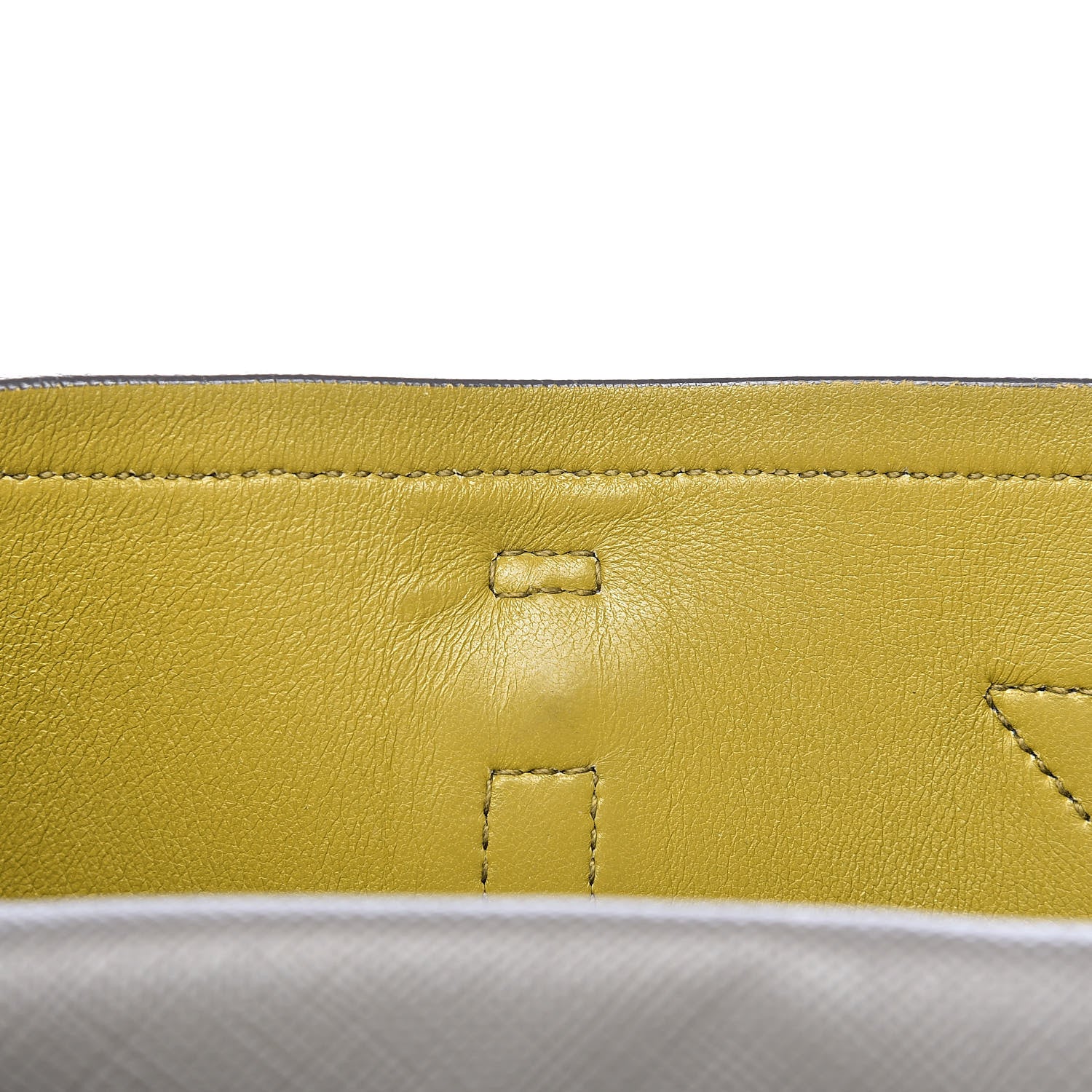Prada Saffiano Cuir Medium Double Handle Tote Marmo Salvia 13 of 20