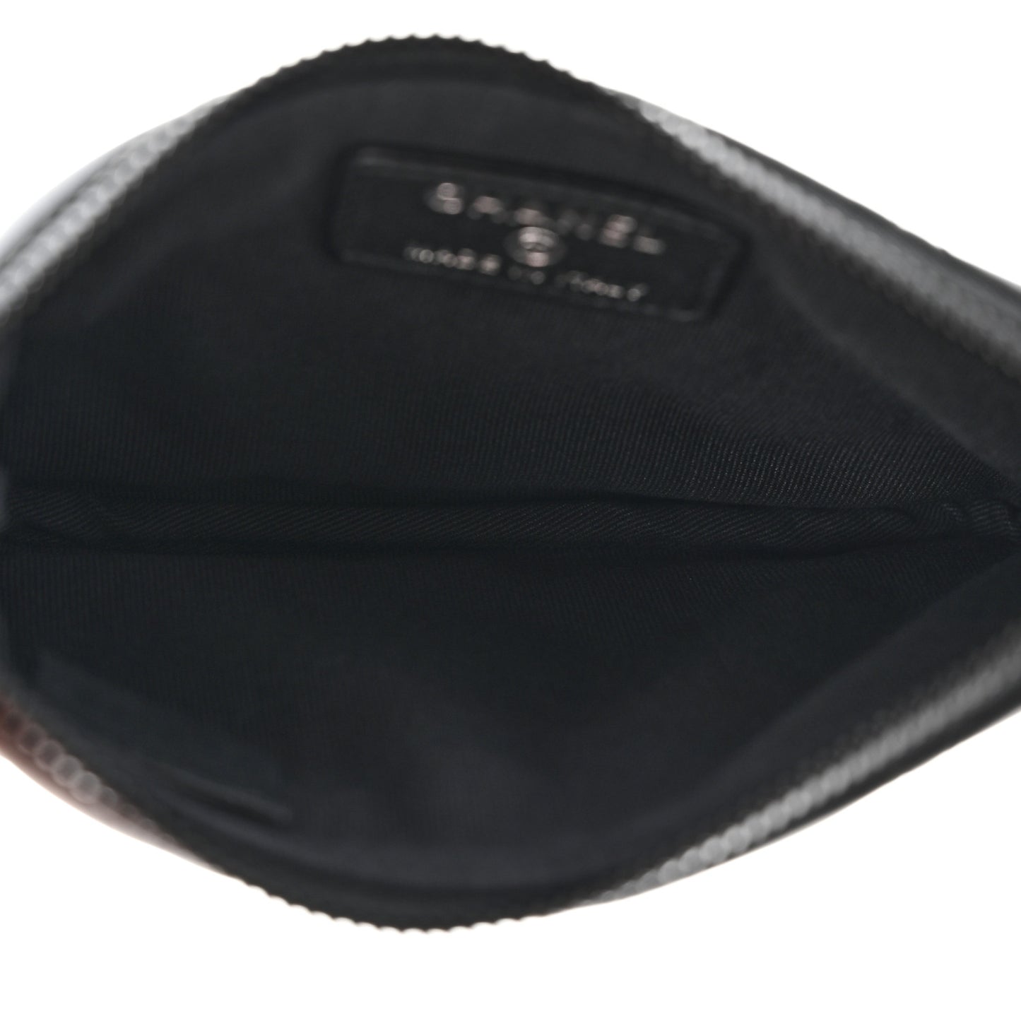Pearly Lambskin Quilted Small Cosmetic Case So Black