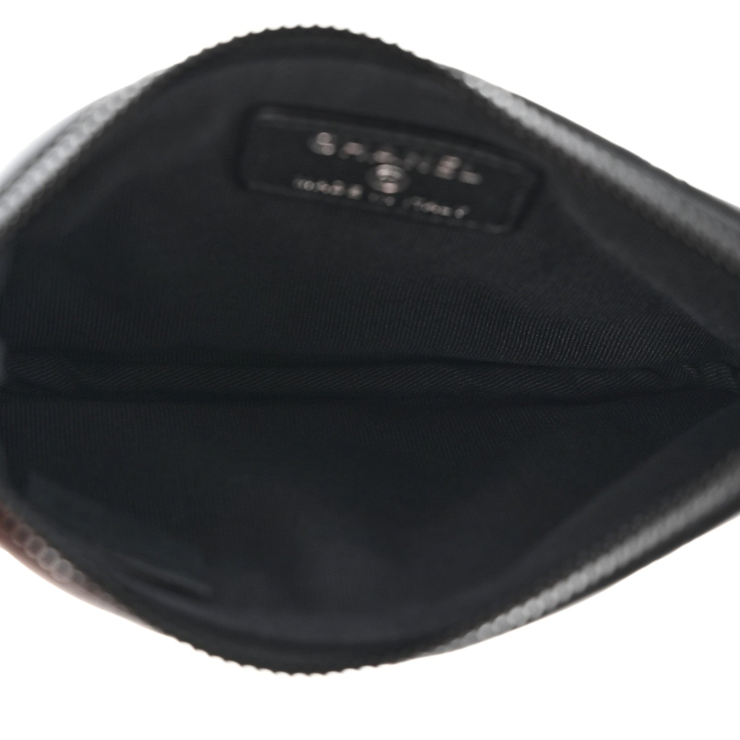 Chanel Pearly Lambskin Quilted Small Cosmetic Case So Black 5 of 8