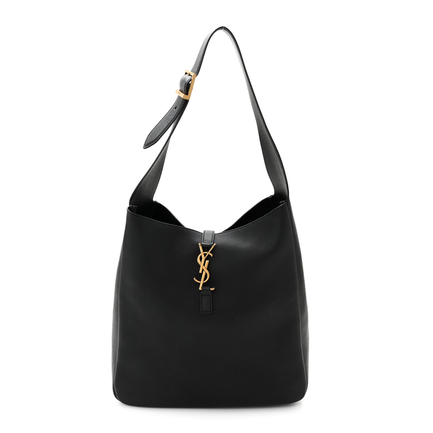 Smooth Calfskin Large Le 5 A 7 Soft Hobo Black