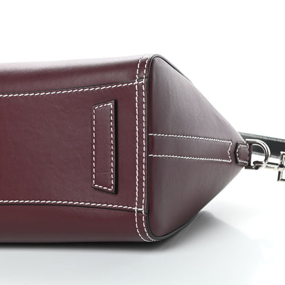 Givenchy Calfskin Small Bi-Color Topstitch Antigona Oxblood Black 10 of 10