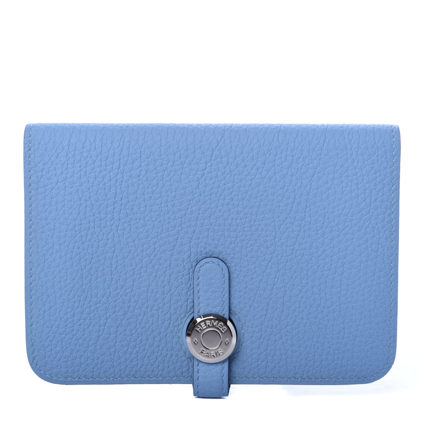 Togo Dogon Compact Wallet Bleu Paradis