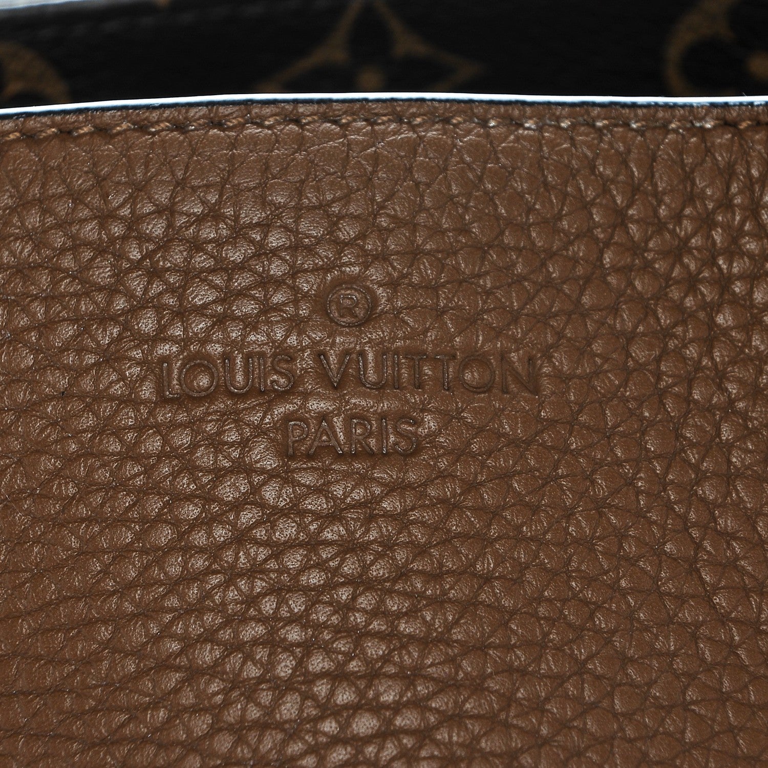 Louis Vuitton Taurillon Monogram East West Tote Tan 6 of 13