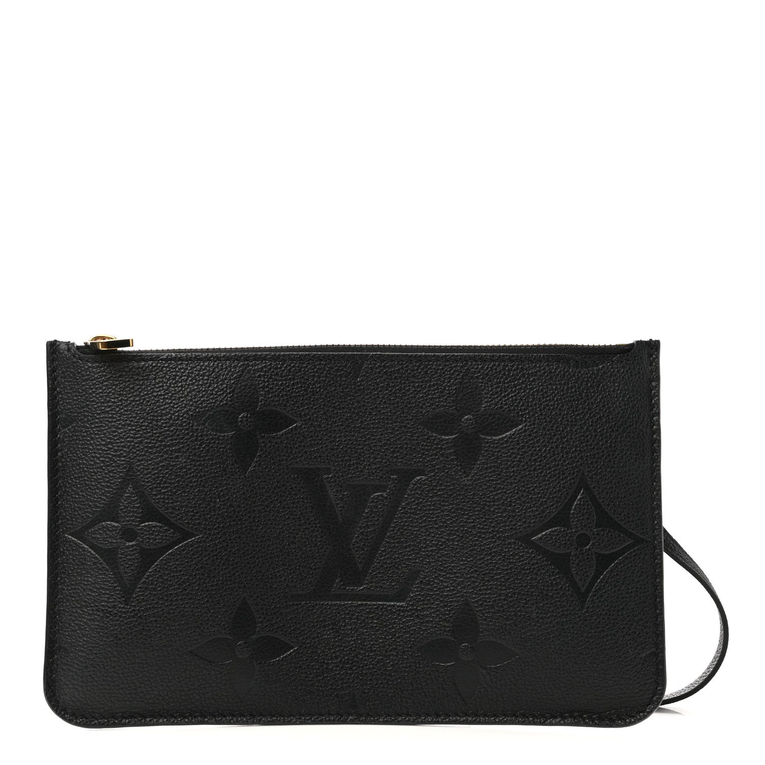 Louis Vuitton Empreinte Monogram Giant Neverfull MM Pochette Black 1 of 7