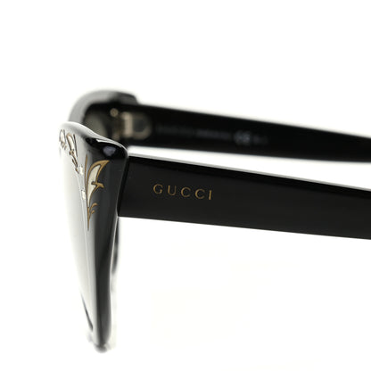 Gucci Acetate Cat Eye GG0089S Sunglasses Black 3 of 8