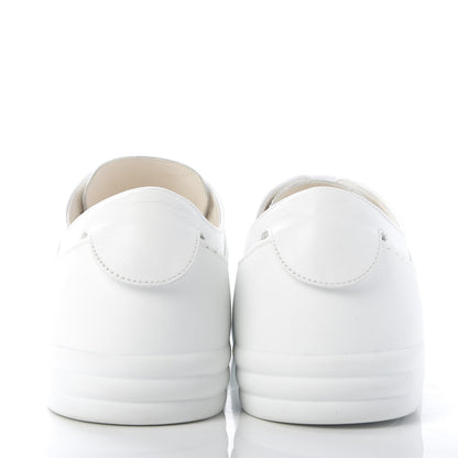 Chanel Calfskin Gum Womens CC Sneakers 40 White 6 of 9