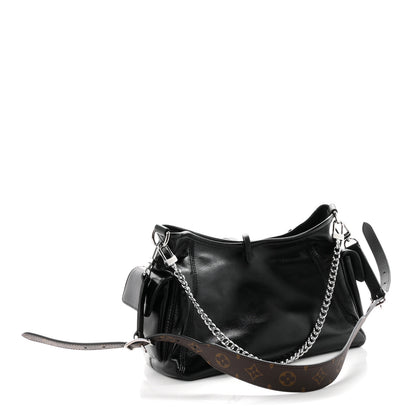 Louis Vuitton Lambskin CarryAll Cargo Vibe PM Black 3 of 9