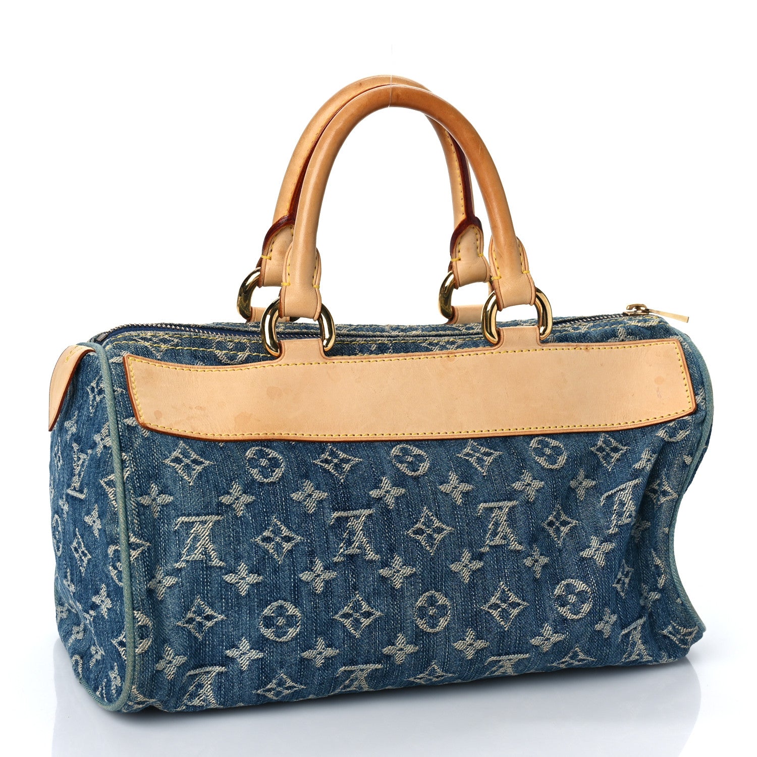 Louis Vuitton Monogram Denim Neo Speedy Blue 3 of 12