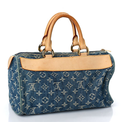 Louis Vuitton Monogram Denim Neo Speedy Blue 3 of 12