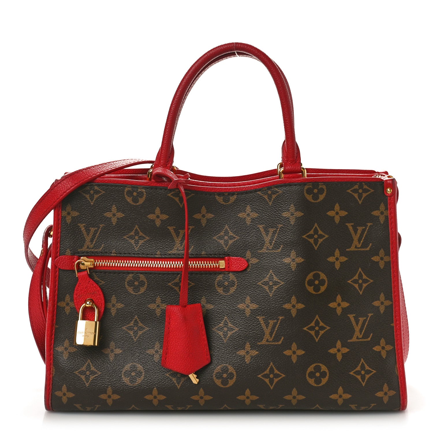 Louis Vuitton Monogram Popincourt PM Red 1 of 16