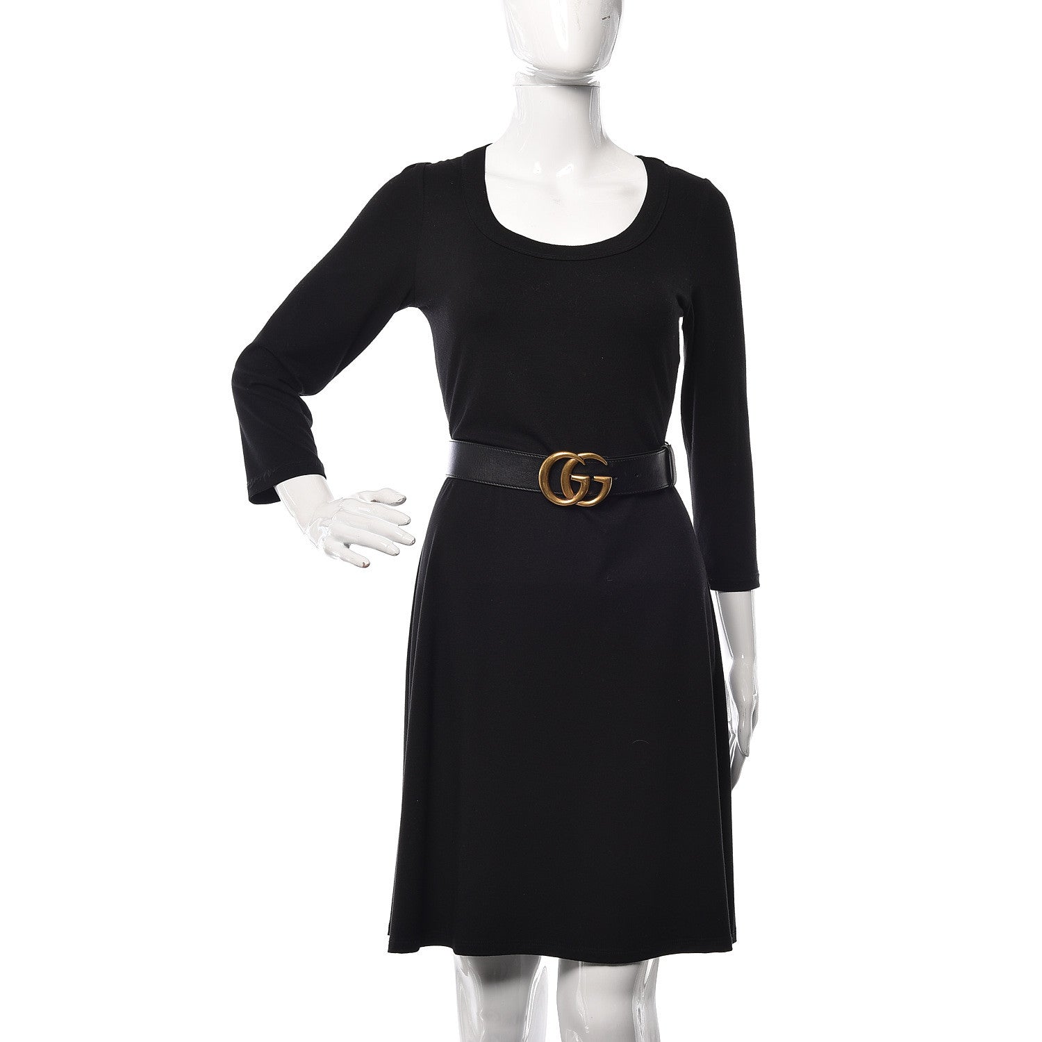 Gucci Calfskin Double G 40mm Belt 90 36 Black 2 of 7