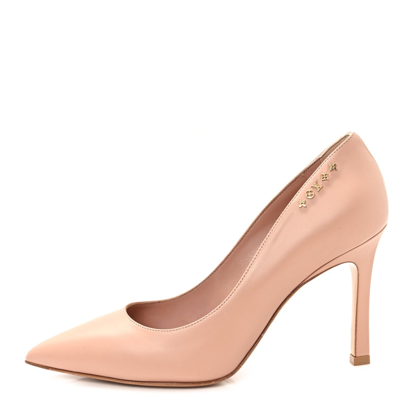 Calfskin Signature Pumps 37.5 Nude Pink