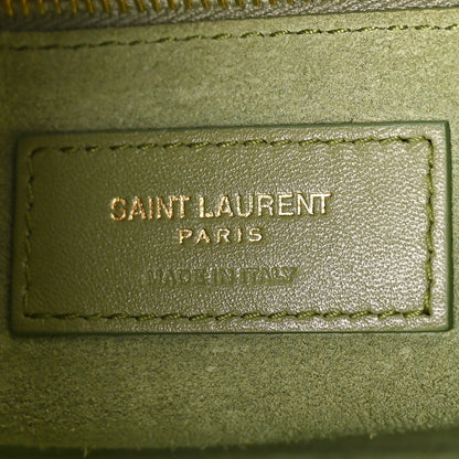 Saint Laurent Smooth Calfskin Le 5 A 7 Hobo Pistache 6 of 8