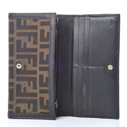 Fendi Zucca Continental Wallet Tobacco 5 of 17