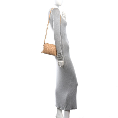 Bottega Veneta Nappa Intrecciato Mini Loop Camera Bag Almond 2 of 9