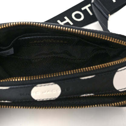 Marc Jacobs Saffiano The Dot Snapshot Camera Bag Black White 6 of 11