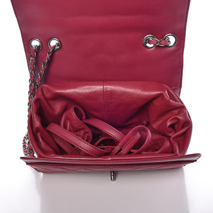 Chanel Lambskin Medium Grocery By Drawstring Shopping Bag Pink 6 of 9