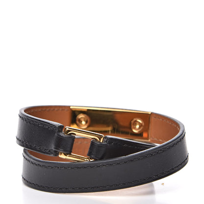 Hermes Chamonix Rivale Double Tour Bracelet S Black 3 of 7