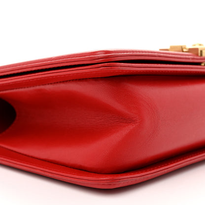 Chanel Lambskin Quilted Medium Boy Flap Red 9 of 12