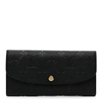 Louis Vuitton Empreinte Emilie Wallet Black Dune 1 of 8