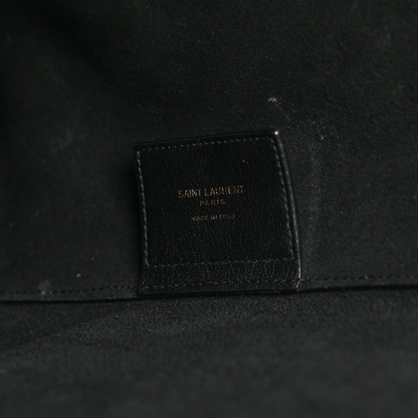 Calfskin Large Shopping Tote Black