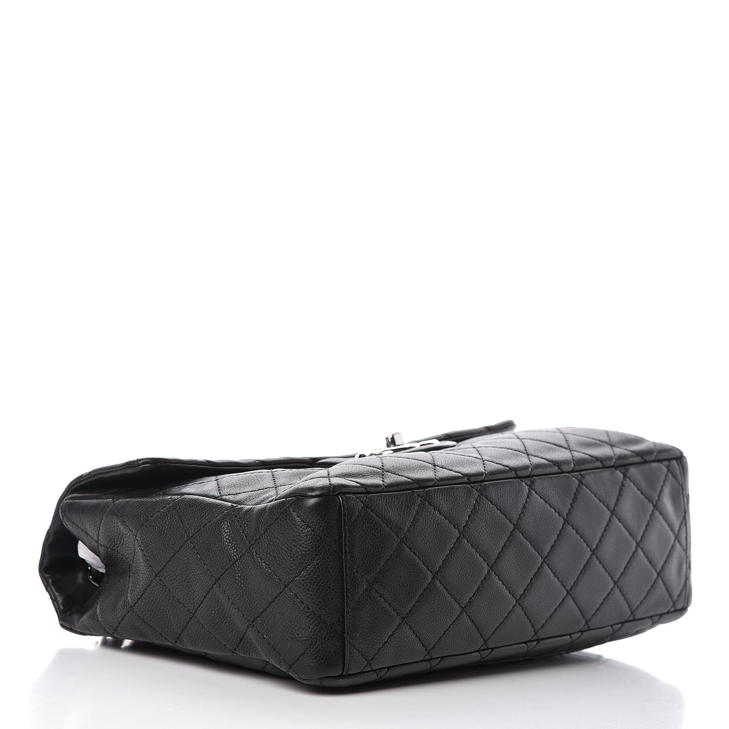 Caviar Quilted Maxi Single Flap Black