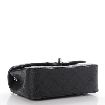 Chanel Iridescent Caviar Quilted Mini Rectangular Flap Black 4 of 8
