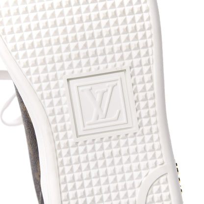 Louis Vuitton Calfskin Monogram LV Black Heart Sneakers 36.5 Cacao 7 of 8