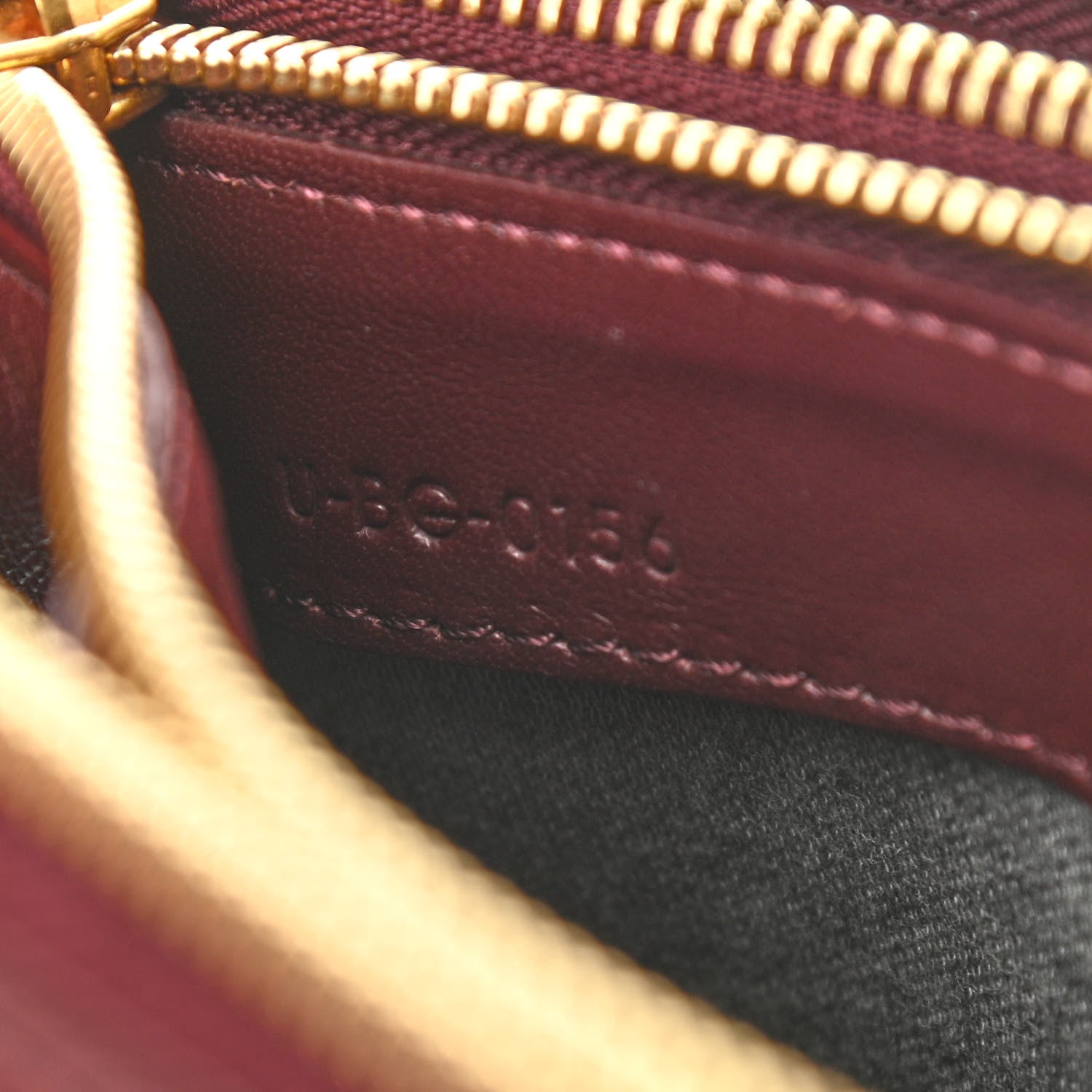 Celine Smooth Lambskin Small Trio Crossbody Bag Burgundy 10 of 14