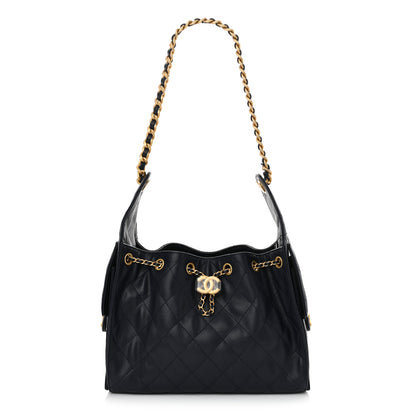 Chanel Caviar Quilted Small Chanel 25 Handbag Dark Navy 1 of 11