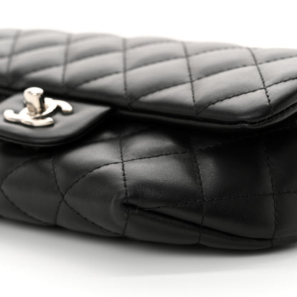 Chanel Calfskin Quilted CC Uniform Flap Belt Bag Black 11 of 11