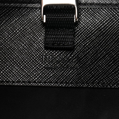 Prada Re-Nylon Saffiano Smartphone Case Crossbody Black 9 of 12