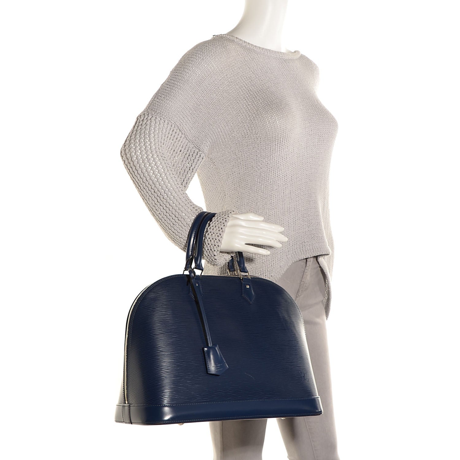 Louis Vuitton Epi Alma GM Indigo 2 of 7