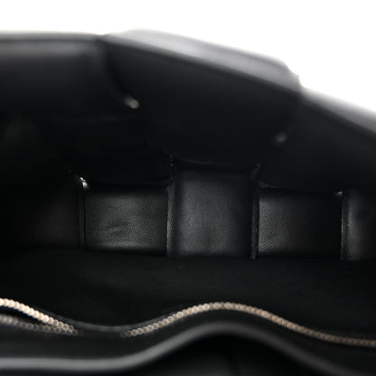 Bottega Veneta Lambskin Maxi Intreccio Padded Chain Cassette Crossbody Bag Black 5 of 10