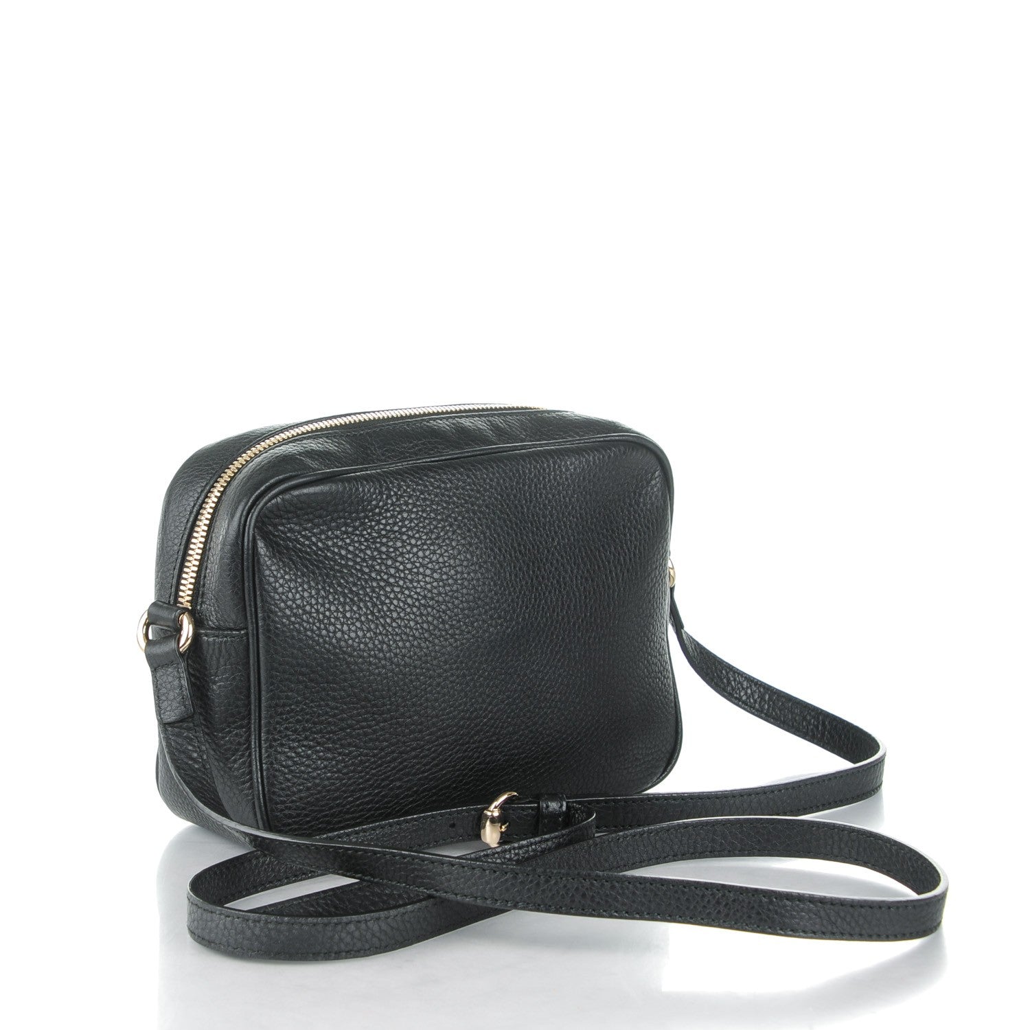 Gucci Pebbled Calfskin Small Soho Disco Bag Black 3 of 7