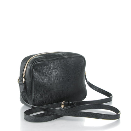 Gucci Pebbled Calfskin Small Soho Disco Bag Black 3 of 7