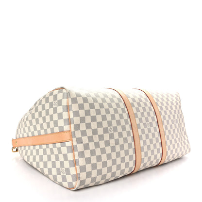 Louis Vuitton Damier Azur Keepall Bandouliere 55 3 of 11