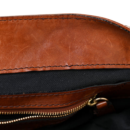 Burberry House Check Bridle Calfskin Medium Gosford Hobo Dark Tan 10 of 22