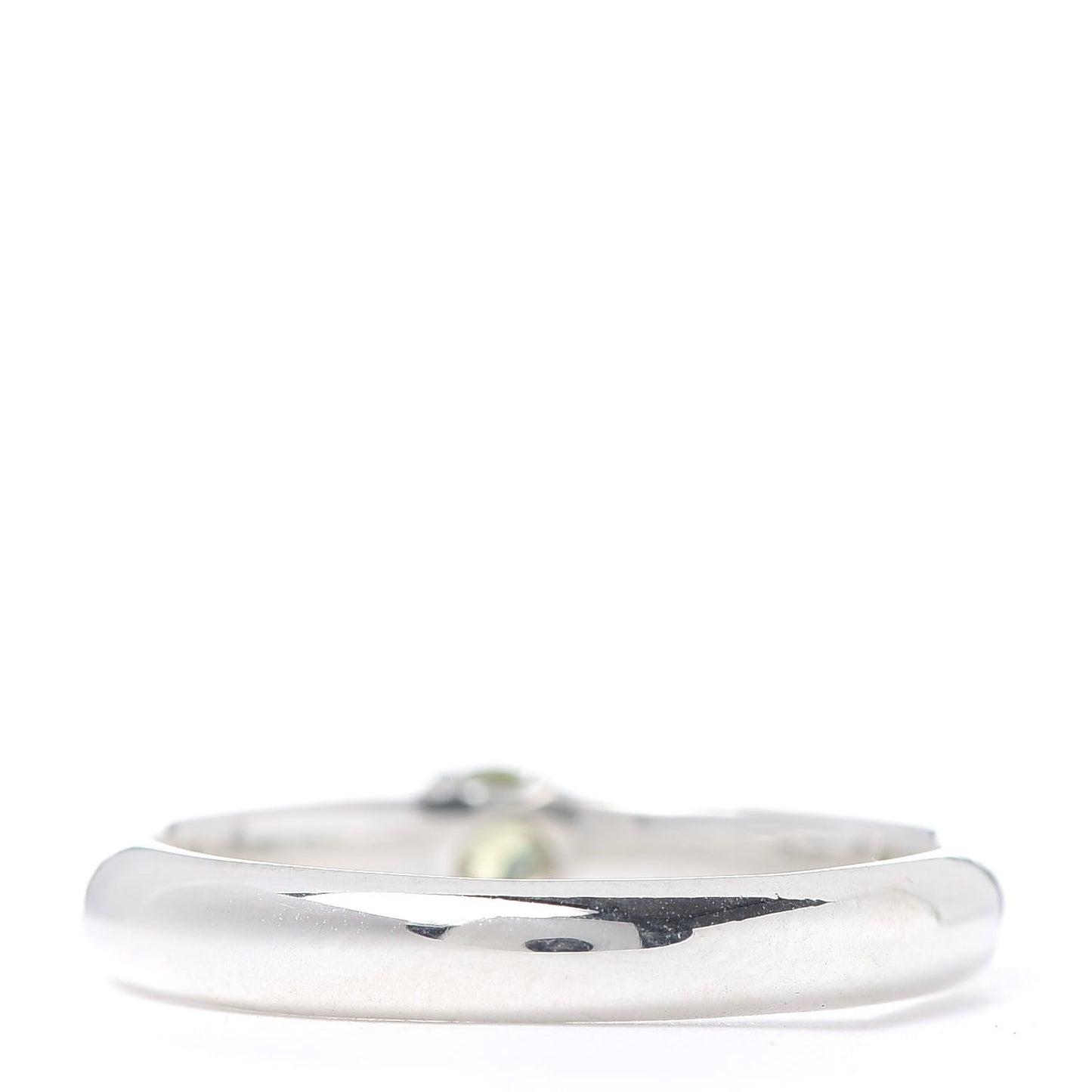 Sterling Silver Peridot Stacking Ring 56 7.5