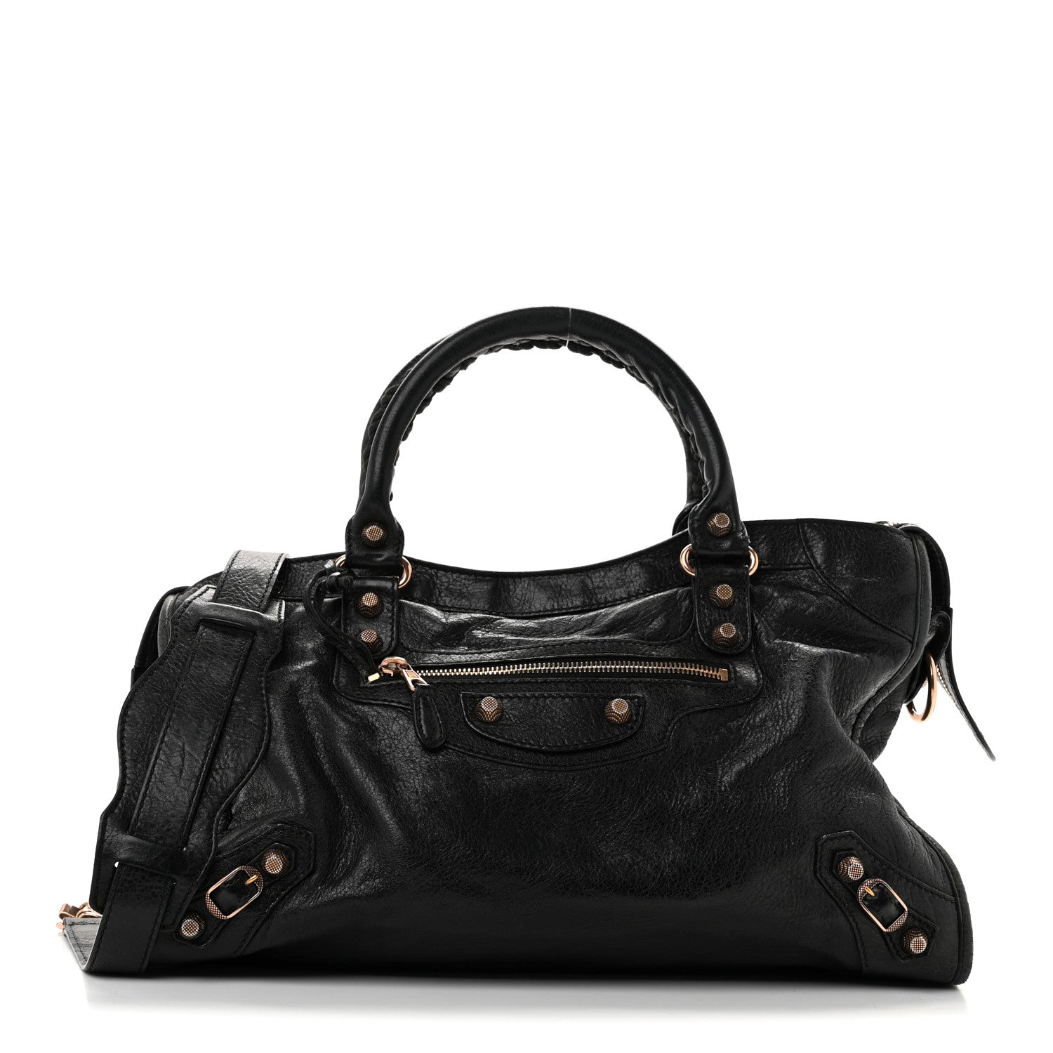 Balenciaga Agneau Giant 12 Rose Gold Hardware City Black 1 of 15