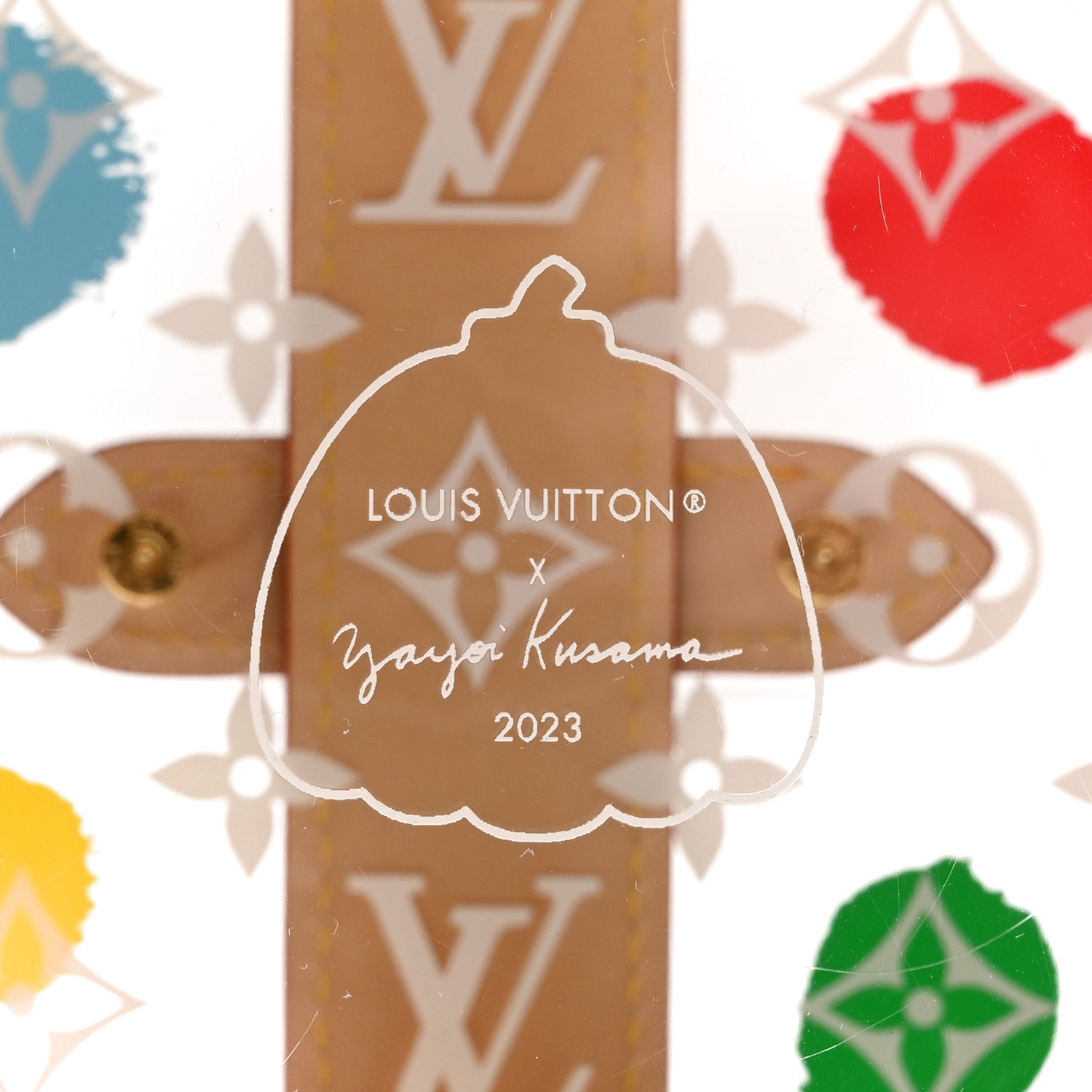 Louis Vuitton LOUIS VUITTON LV x YK Transparent Plexiglass Monogram Dots Box Scott Multicolor 6 of 7
